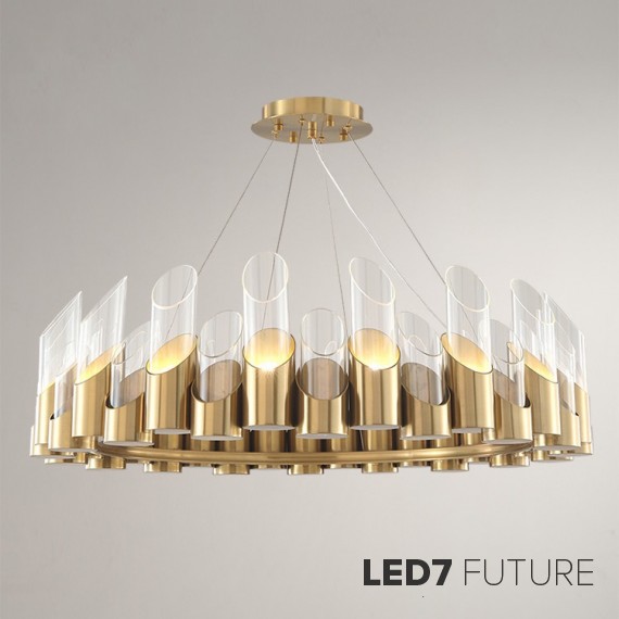 Loft Industry Modern - The Gold Chandelier